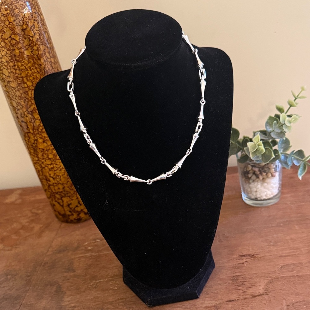Unique Sterling Silver Link Necklace - Elegant Women’s Jewelry